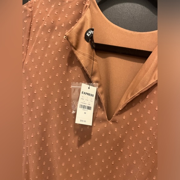 Express Long-Sleeve tiered Ruffle Dress… - Picture 10 of 10